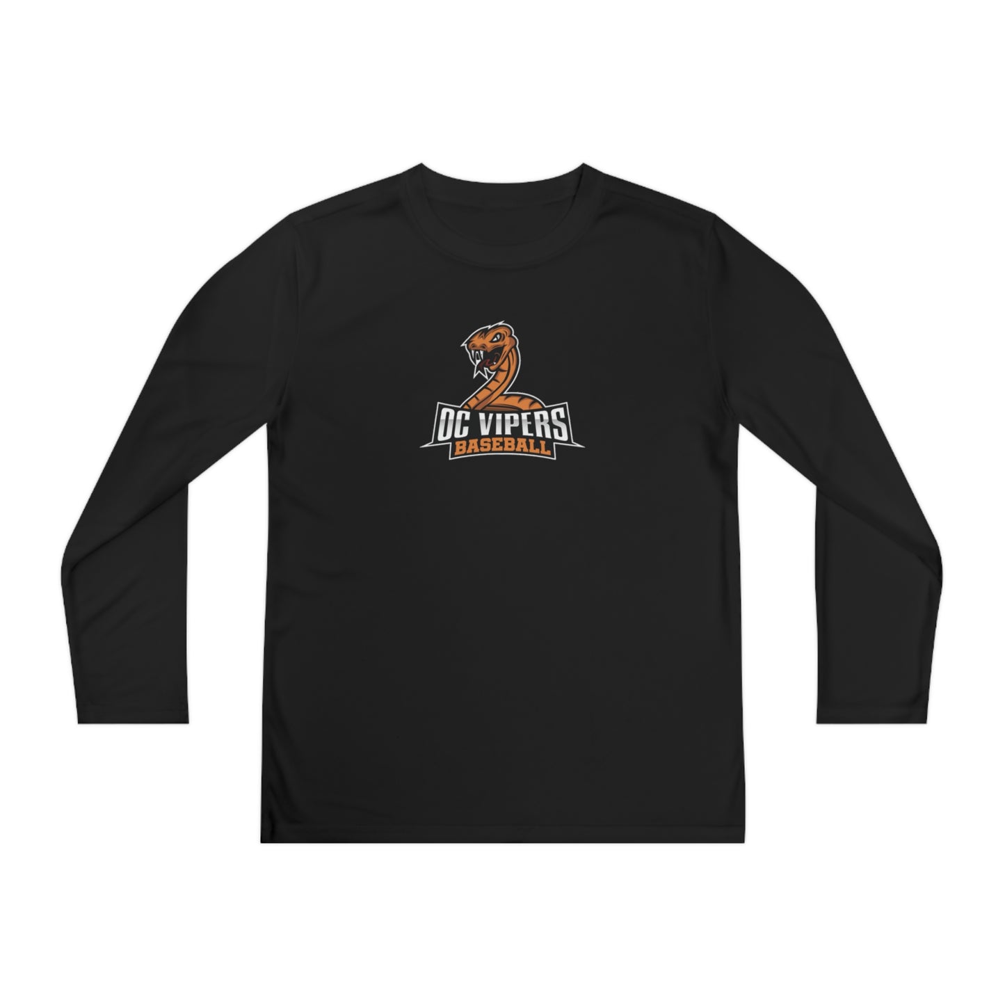 Vipers Logo Youth Long Sleeve Competitor Tee