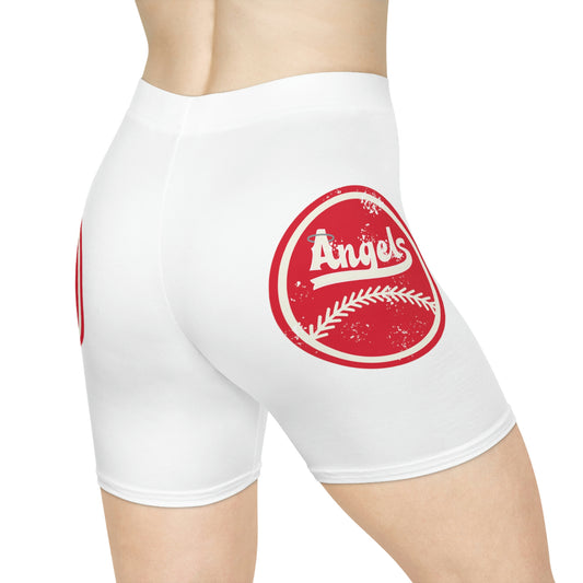 Angels Rustic Women's Biker Shorts (AOP)