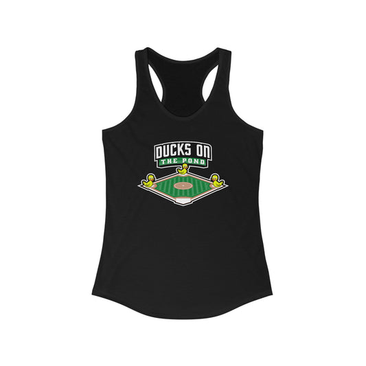 Ducks On The Pond Women's Ideal Racerback Tank