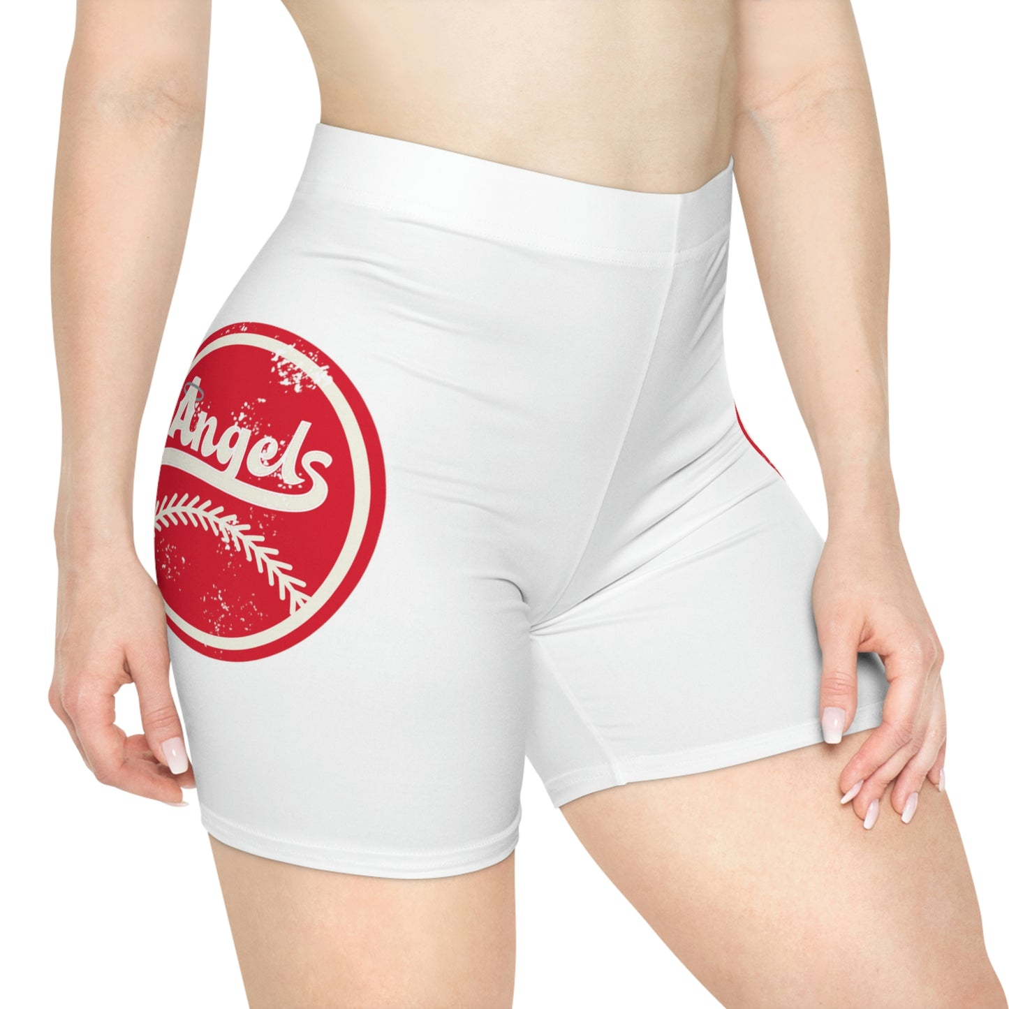 Angels Rustic Women's Biker Shorts (AOP)