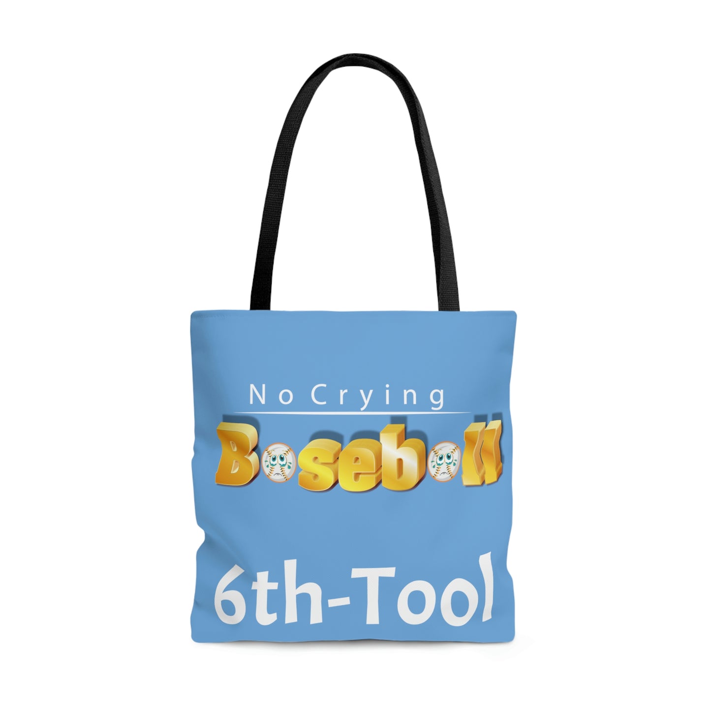 No Crying AOP Tote Bag