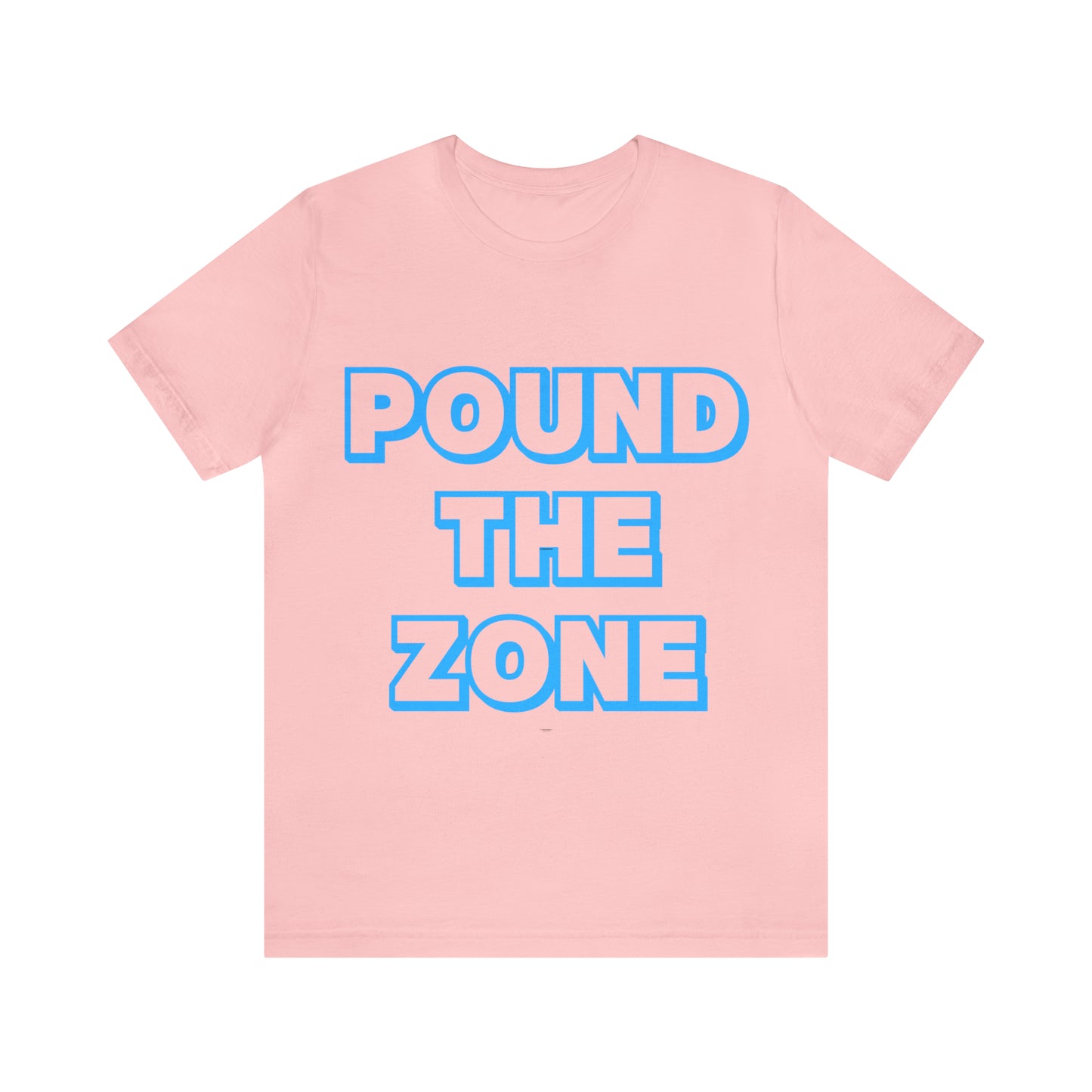 Pound The Zone Blue Unisex Jersey Short Sleeve Tee