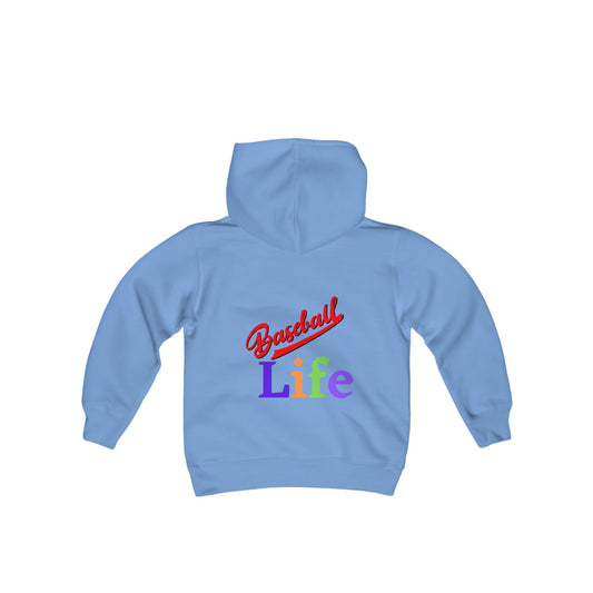 Baseball Life Youth Heavy Blend Hooded Sweatshirt