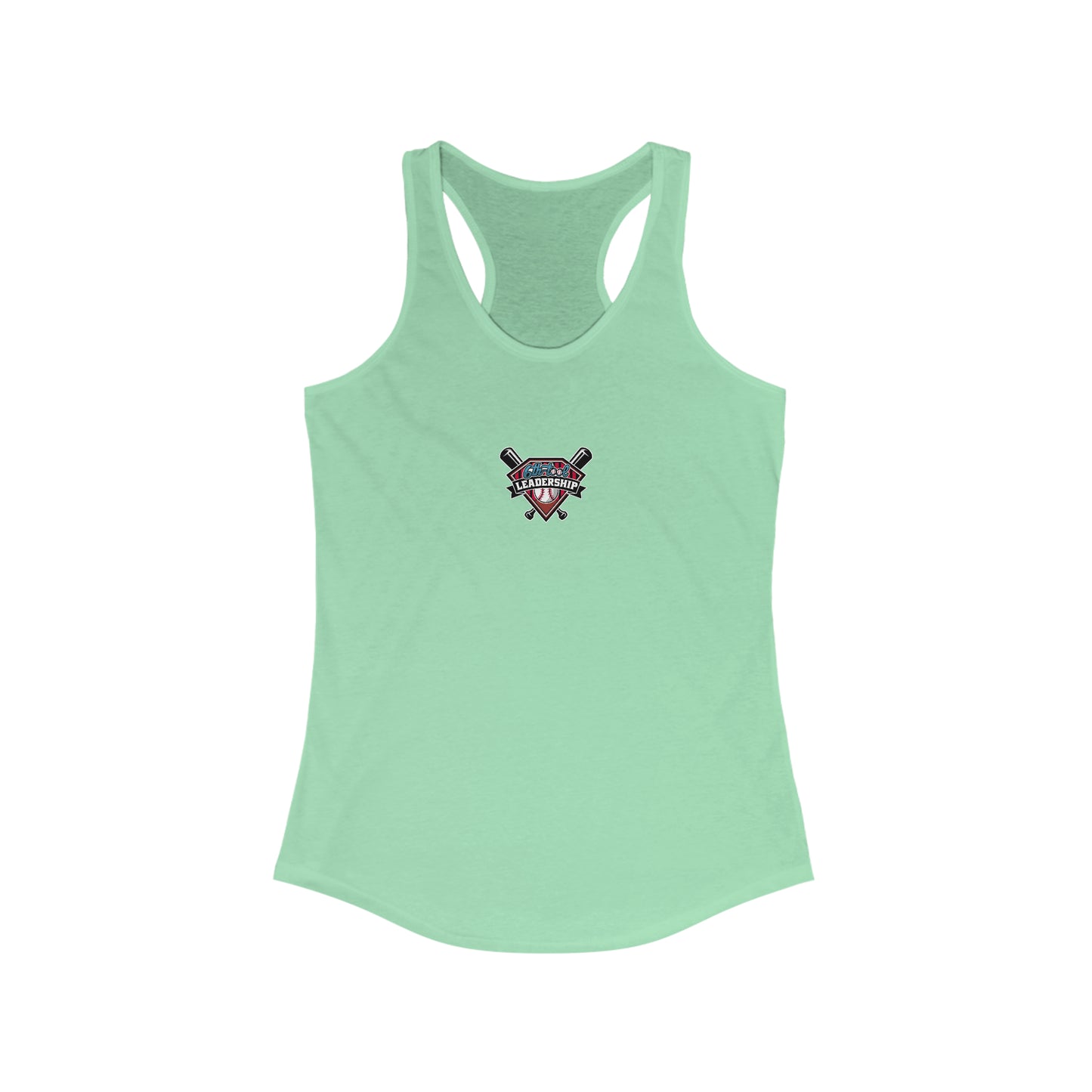 Inside Fastball Front Patch Women's Ideal Racerback Tank