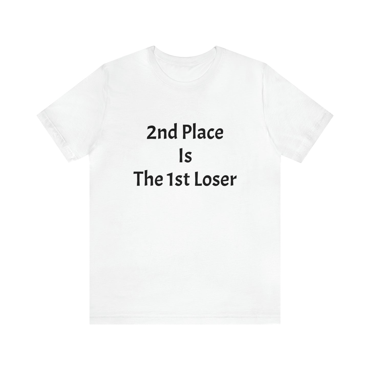 2nd Place Unisex Jersey Short Sleeve Tee