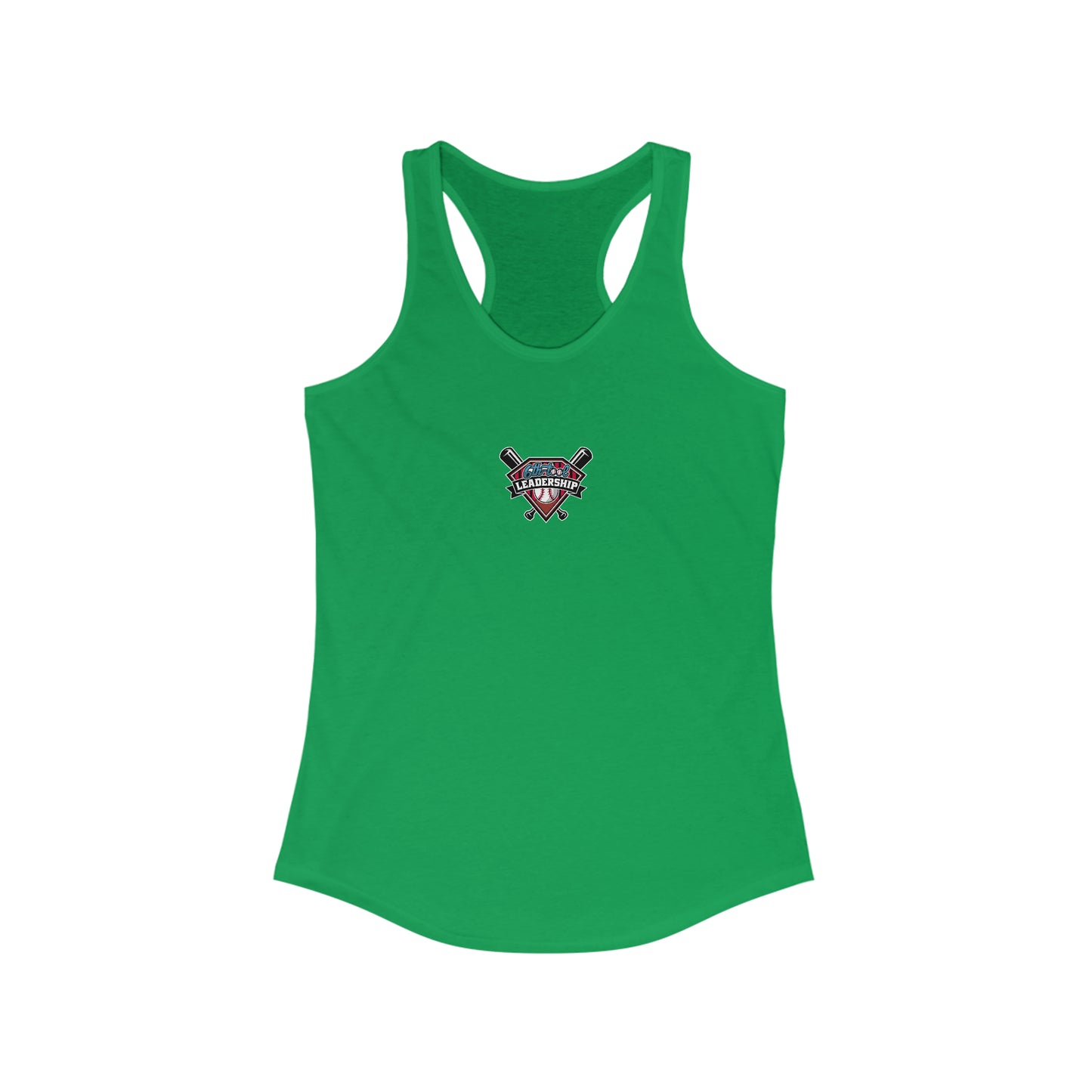 Inside Fastball Front Patch Women's Ideal Racerback Tank