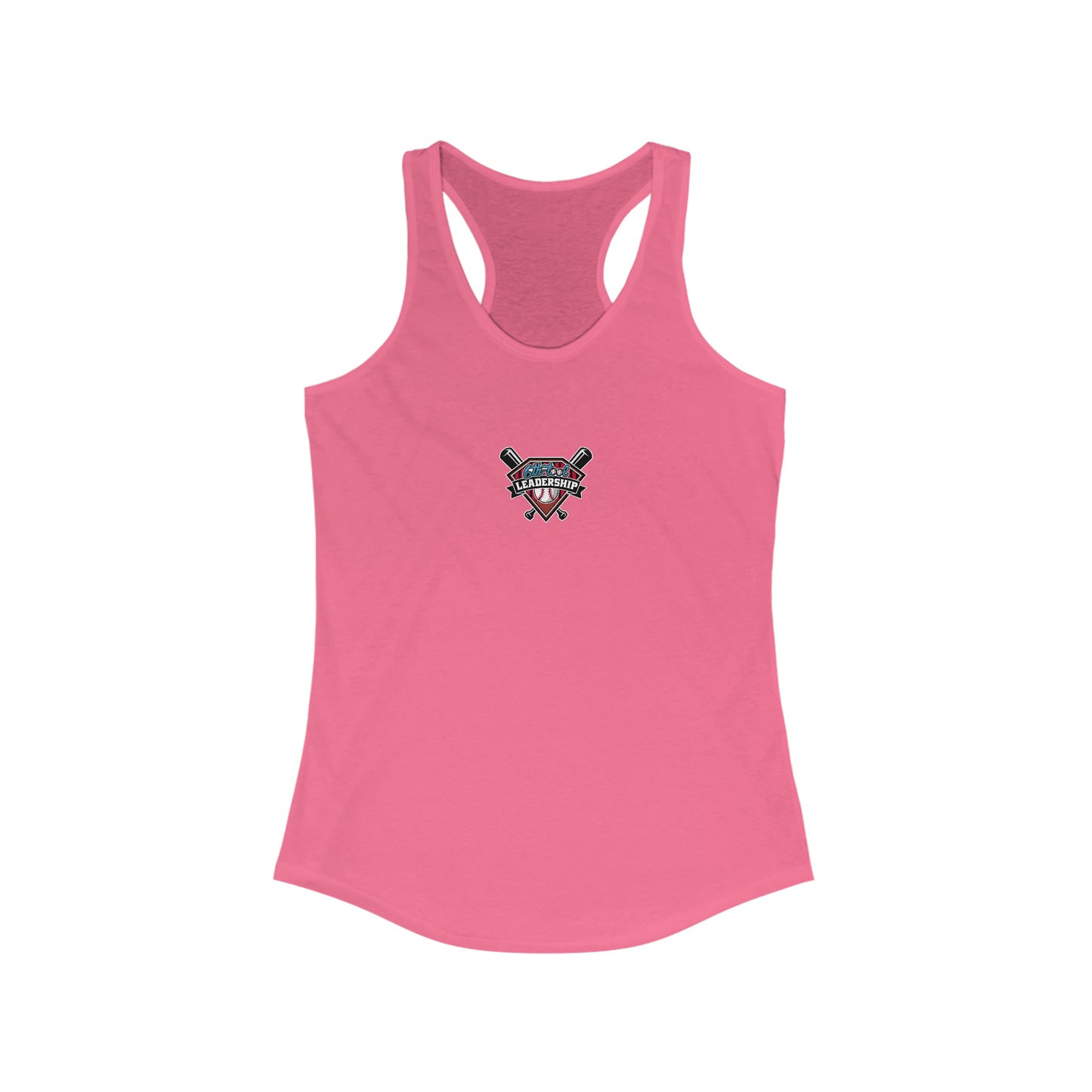 Inside Fastball Front Patch Women's Ideal Racerback Tank