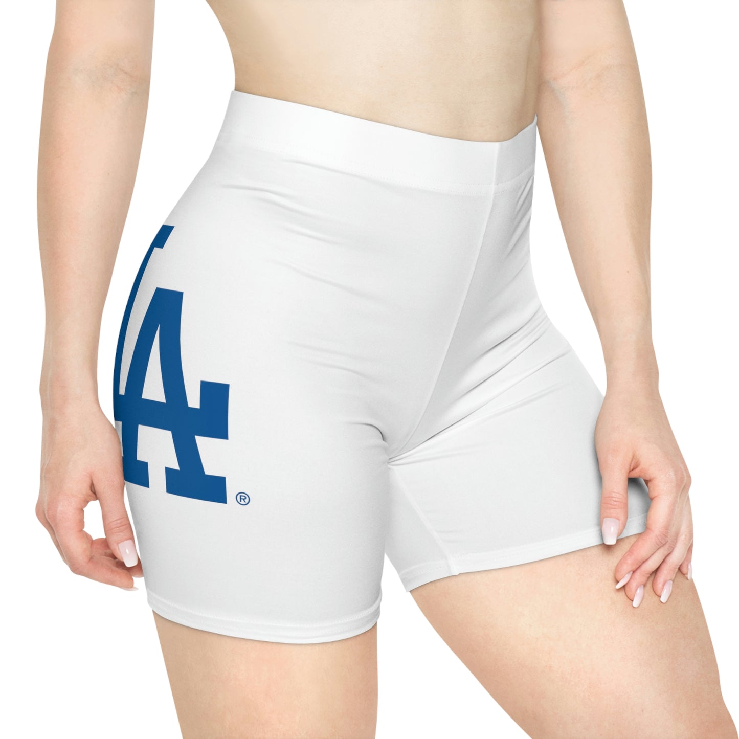 Dodger Blue Original Women's Biker Shorts (AOP)