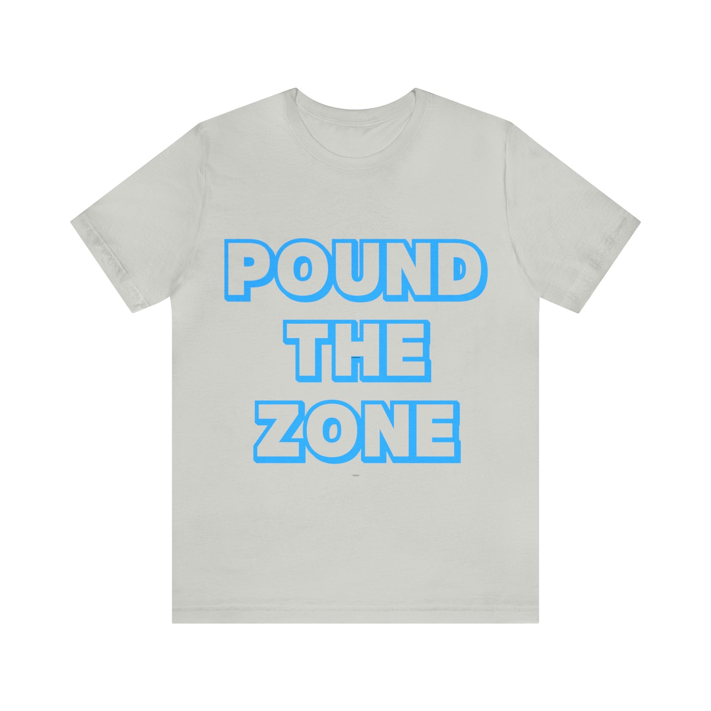 Pound The Zone Blue Unisex Jersey Short Sleeve Tee