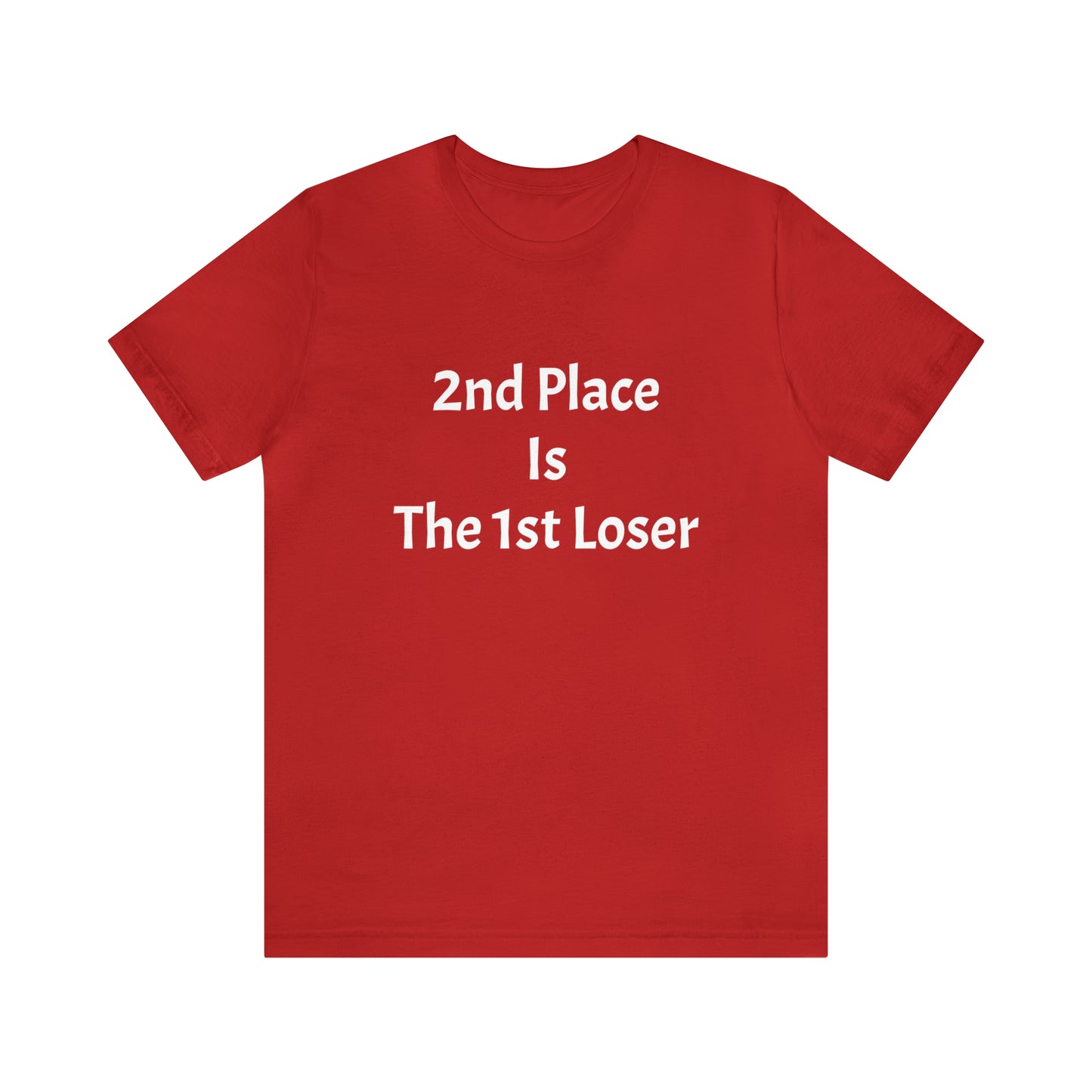 2nd Place Unisex Jersey Short Sleeve Tee