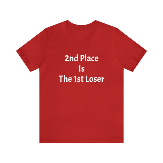 2nd Place Unisex Jersey Short Sleeve Tee