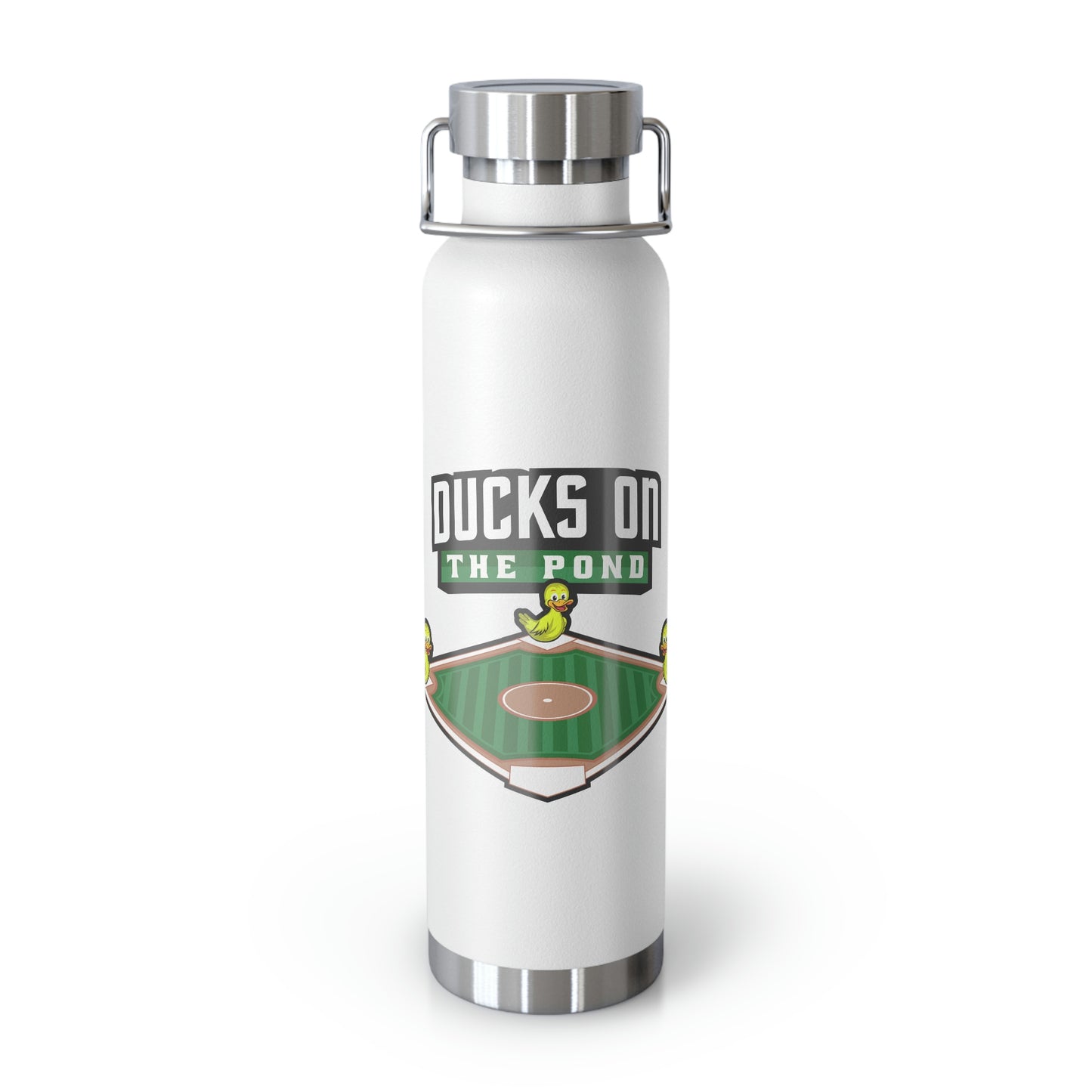 Ducks On The Pond Copper Vacuum Insulated Bottle, 22oz