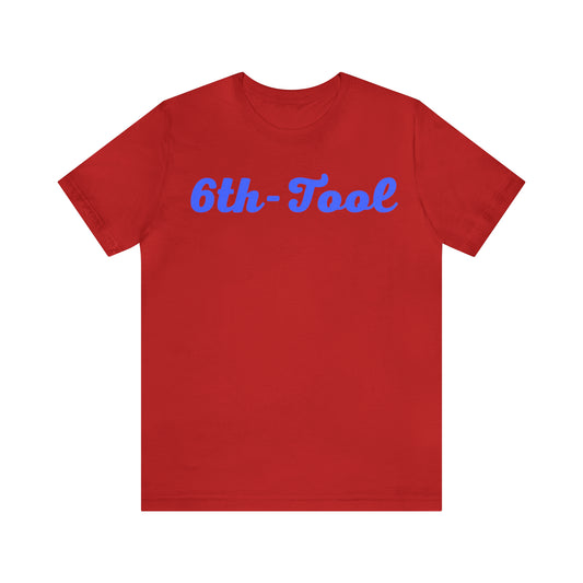6th-Tool Solid Script Logo Unisex Jersey Short Sleeve Tee