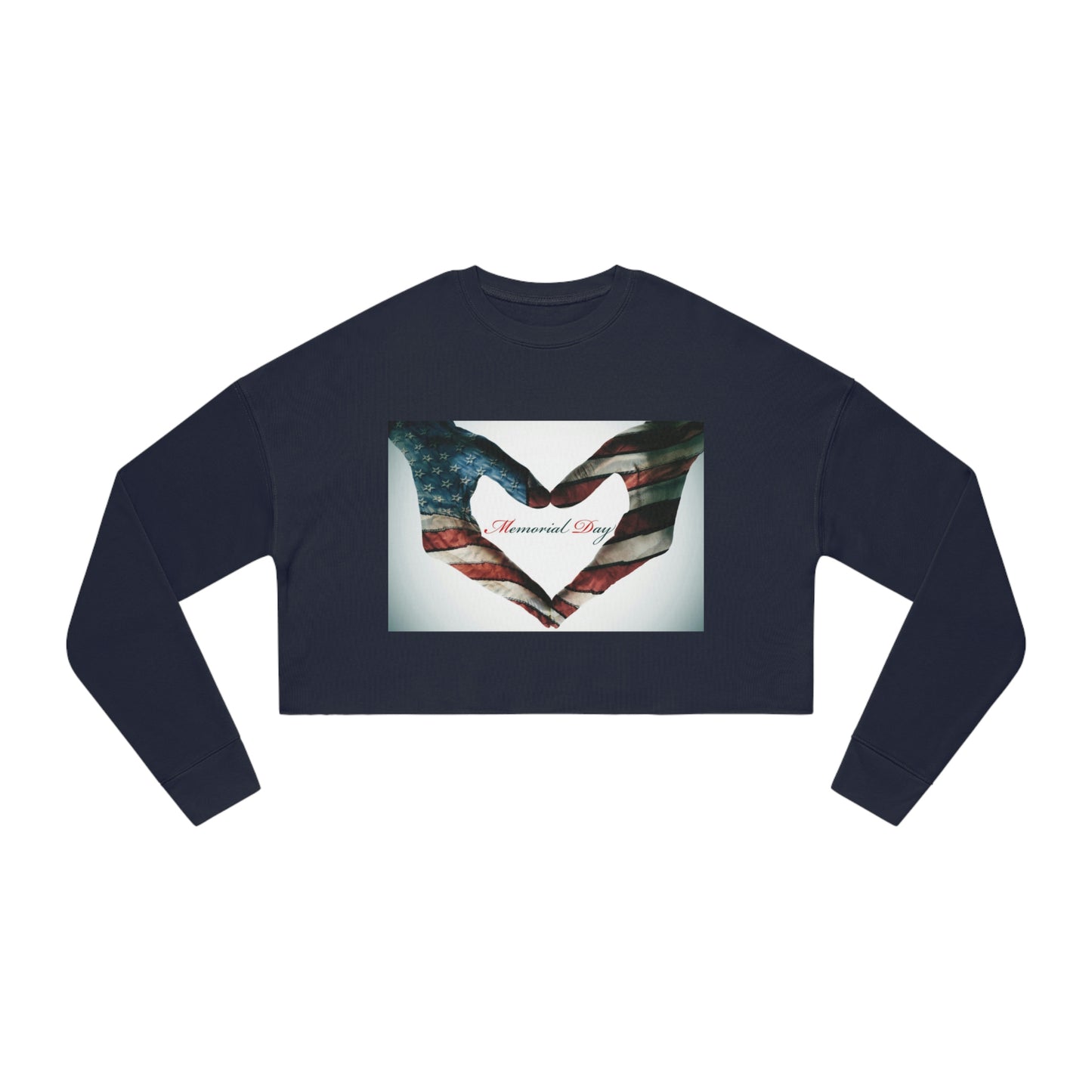Heart Hands Women's Cropped Sweatshirt