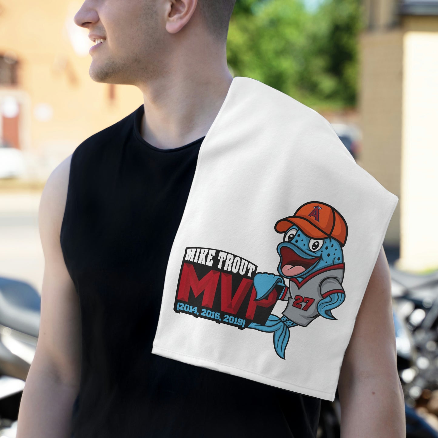 Trout MVP Rally Towel, 11x18