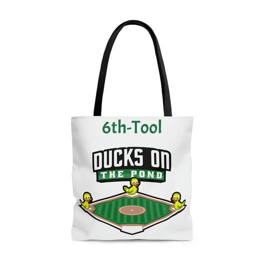 Ducks On The Pond AOP Tote Bag