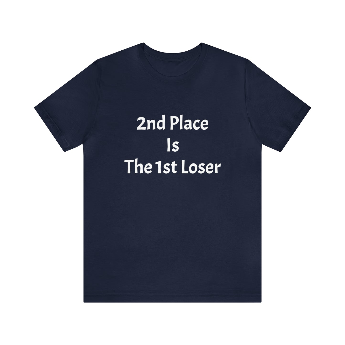 2nd Place Unisex Jersey Short Sleeve Tee