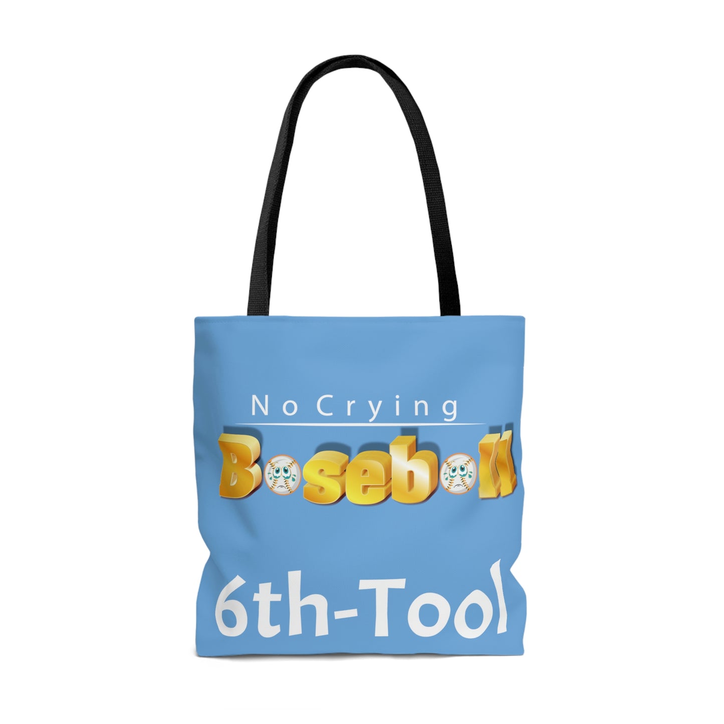 No Crying AOP Tote Bag