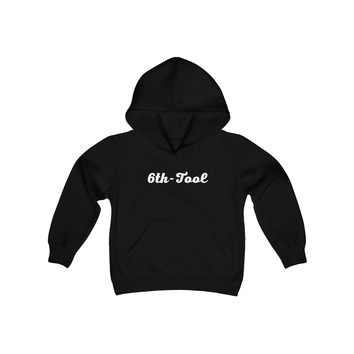 6th-Tool Solid Script Youth Hoodie