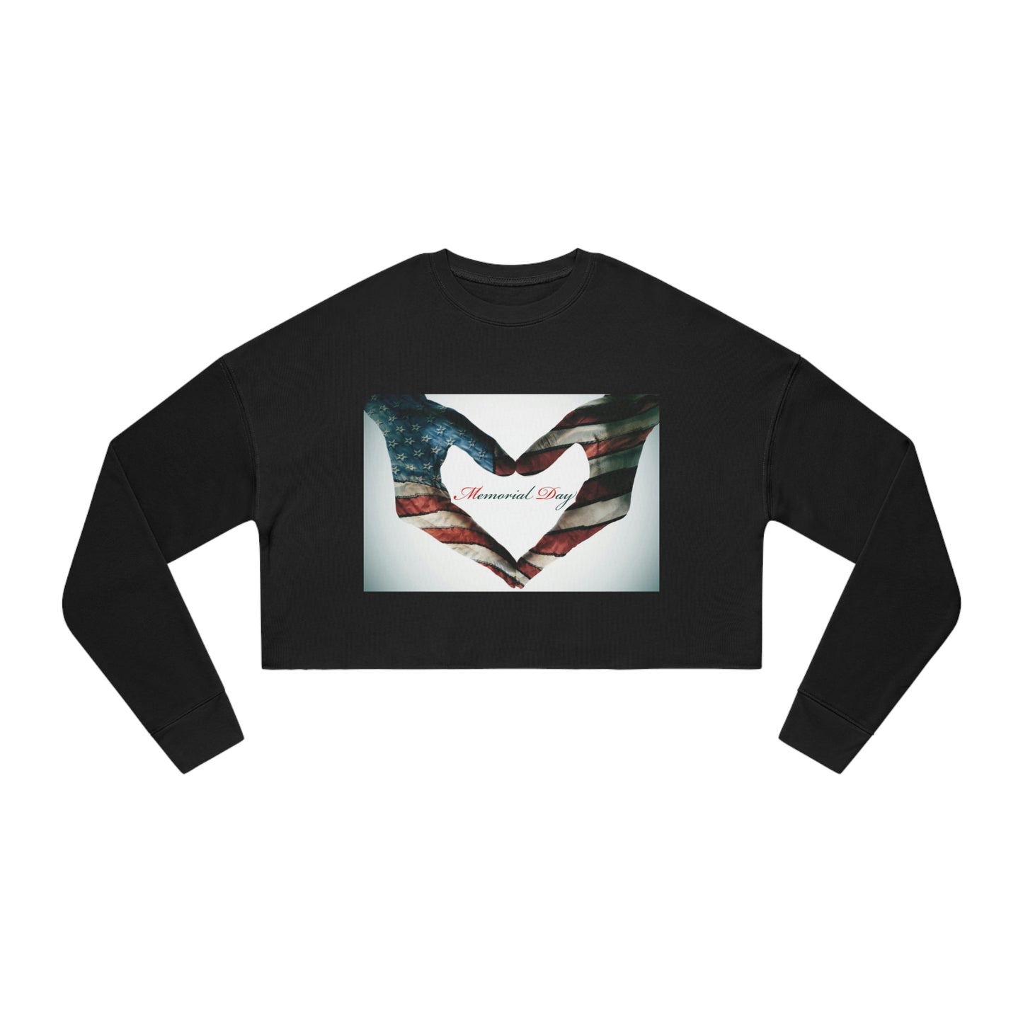 Heart Hands Women's Cropped Sweatshirt