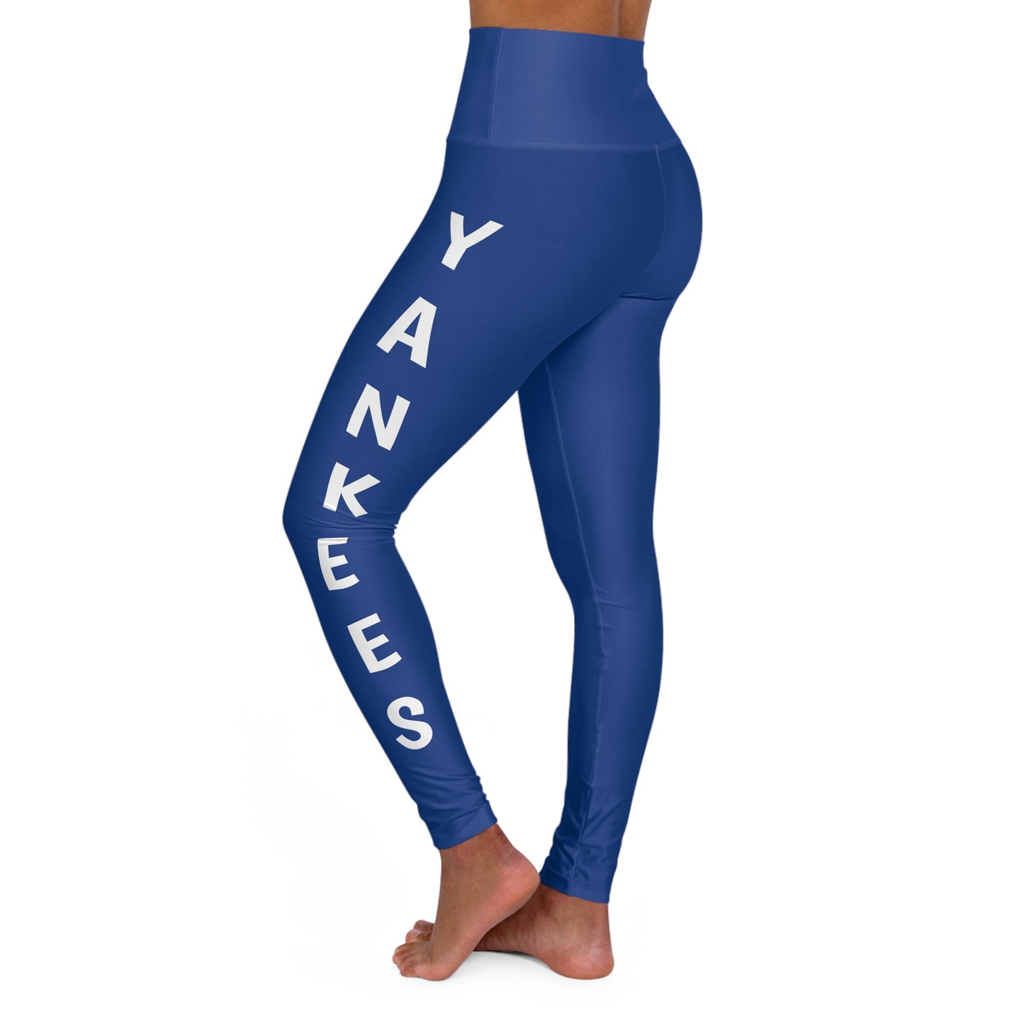 Yankees Blue High Waisted Yoga Leggings