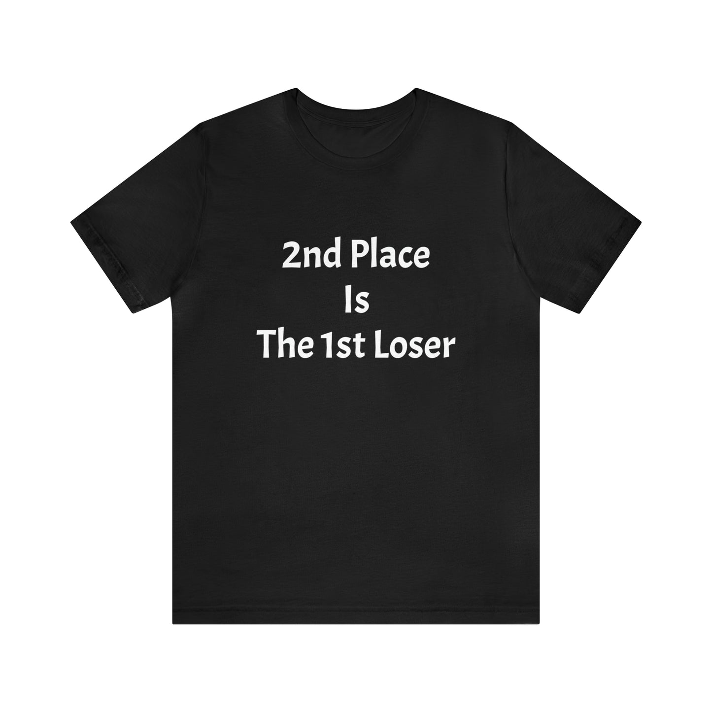 2nd Place Unisex Jersey Short Sleeve Tee