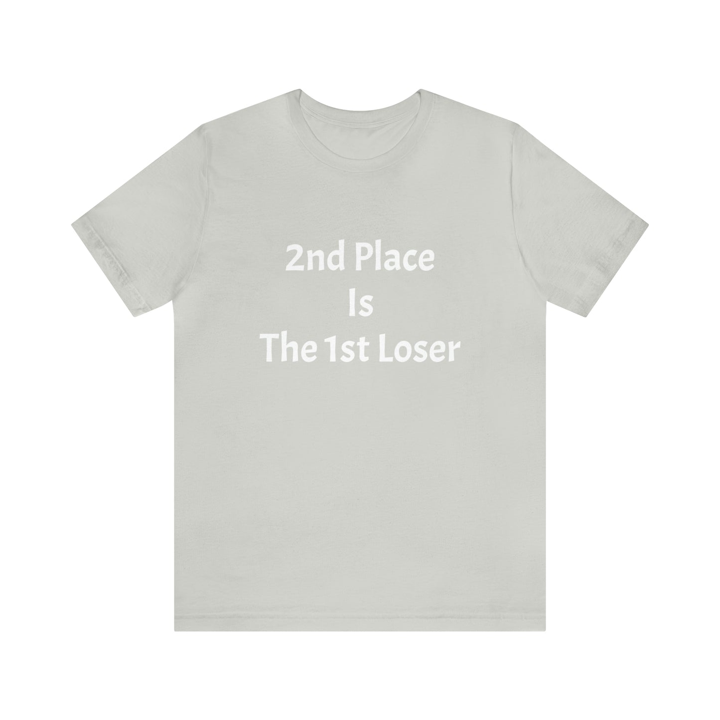 2nd Place Unisex Jersey Short Sleeve Tee