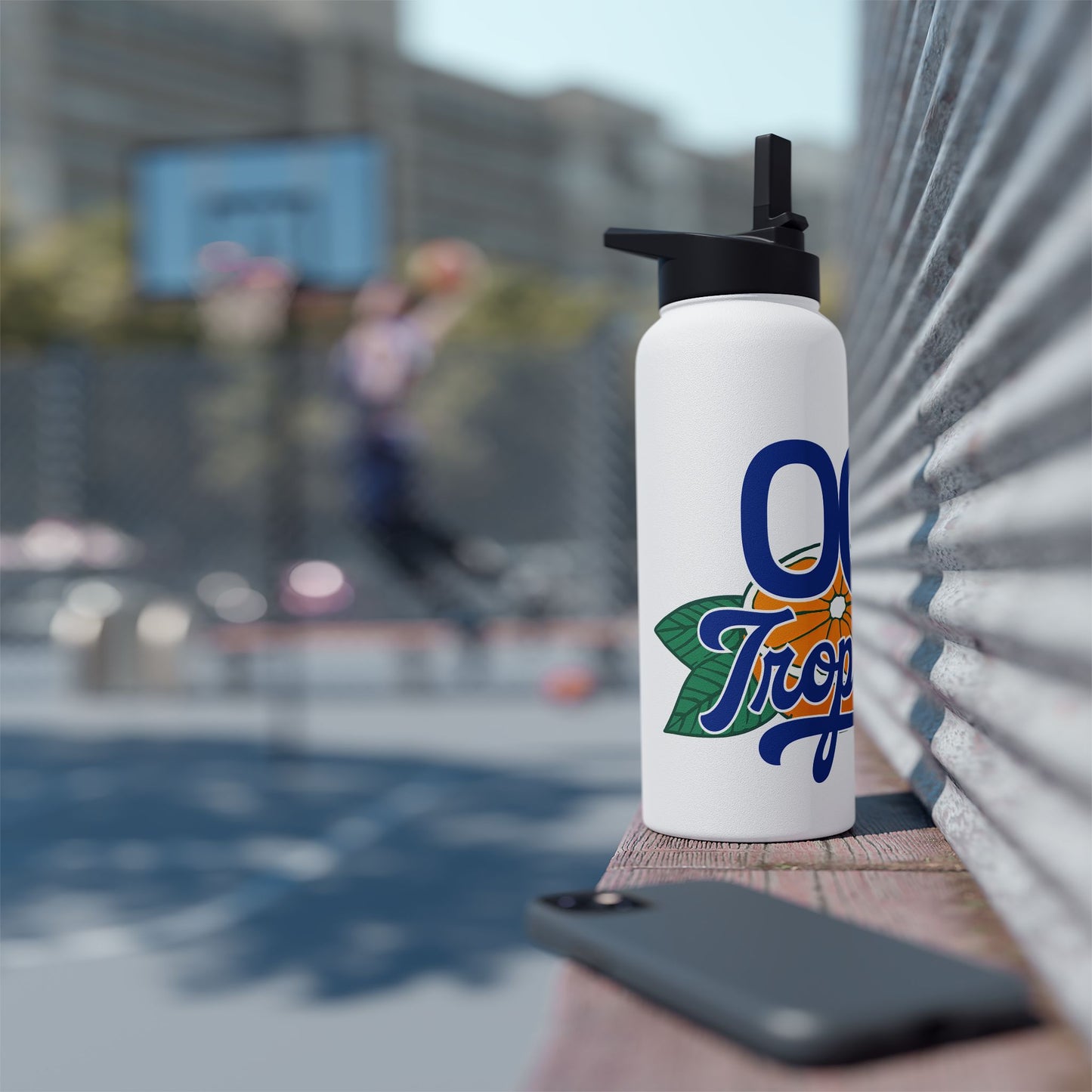 OC Tropics Stainless Steel Water Bottle | Eco-Friendly Hydration, Travel Companion, Workout Gear, Summer Essential, Gift Idea