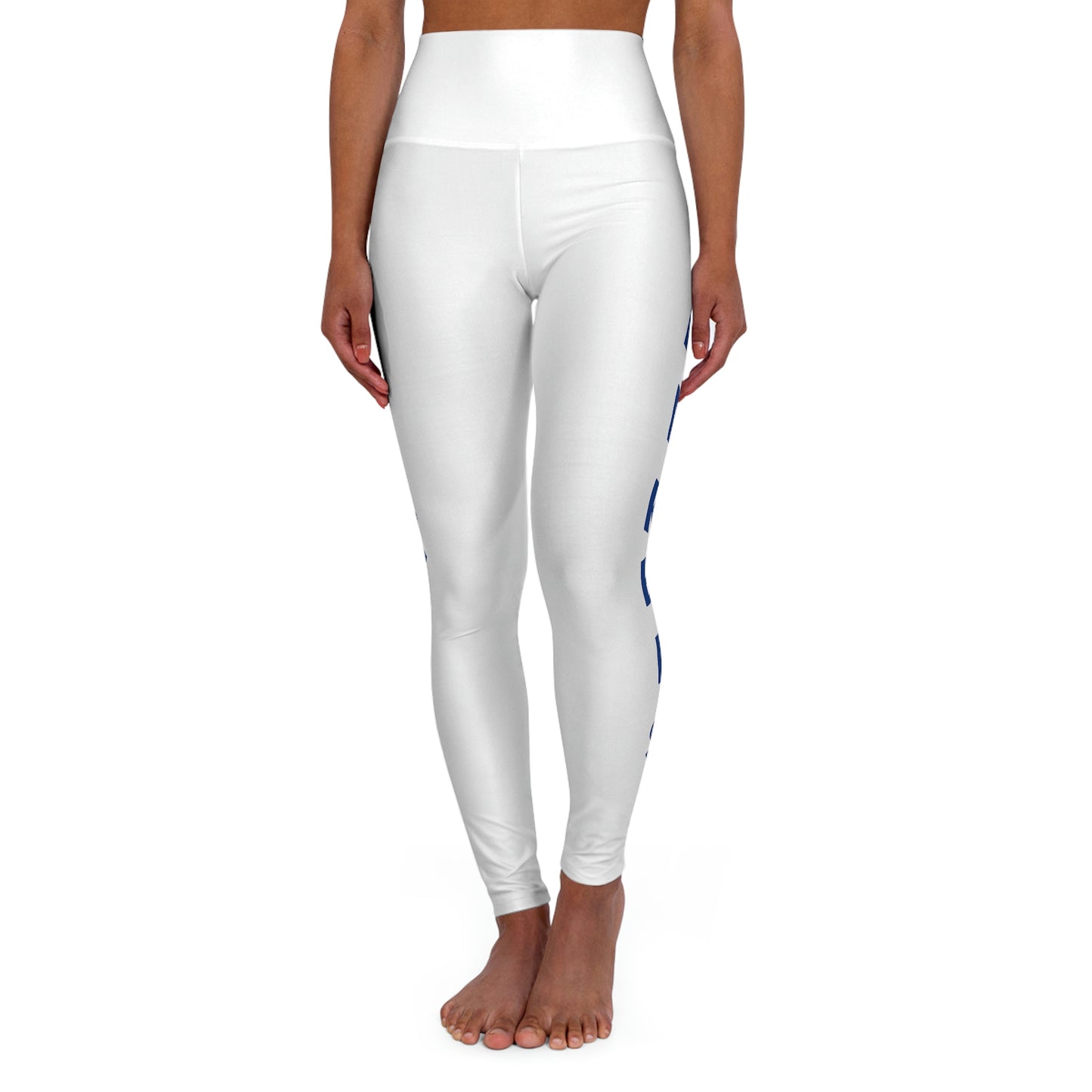 Yankees White High Waisted Yoga Leggings